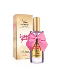 Разогревающее массажное масло Light My Fire Bubble Gum с ароматом бабл-гам - 100 мл. - Bijoux Indiscrets - купить с доставкой в Дзержинске