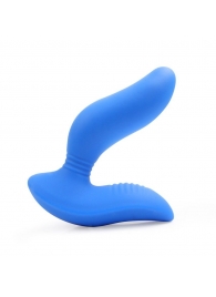 Синий вибромассажер простаты 3,5’’ Curve P-spot Massager - 12 см. - Erokay - в Дзержинске купить с доставкой