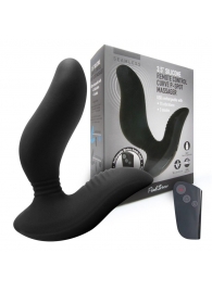 Черный вибромассажер простаты 3,5’’ Remote Control Curve P-spot Massager - 12 см. - Erokay - в Дзержинске купить с доставкой