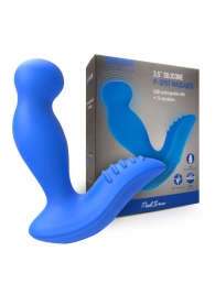 Синий вибромассажер простаты 3,5’’ P-spot Massager - 12,5 см. - Erokay - в Дзержинске купить с доставкой