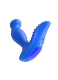 Синий вибромассажер простаты 3,5’’ Remote Control P-spot Massager - 12,5 см. - Erokay - в Дзержинске купить с доставкой