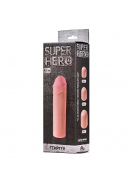 Фаллоудлинитель SUPER HERO Tempter - 16 см. - Lola Games - в Дзержинске купить с доставкой