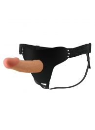 Телесный полый мужской страпон Stark - 17,5 см. - Baile - купить с доставкой в Дзержинске