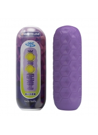 Фиолетовый мастурбатор Venus-X Twin balls - Baile - в Дзержинске купить с доставкой