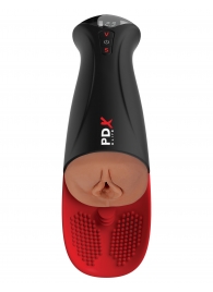 Мастурбатор-вагина в колбе с вибрацией Fuck-O-Matic Pro XL - Pipedream - в Дзержинске купить с доставкой