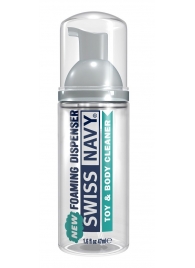 Очищающая пенка для игрушек и тела Toy   Body Cleaner Foamer - 47 мл. - Swiss navy - купить с доставкой в Дзержинске