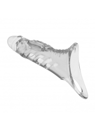 Прозрачная насадка на пенис - 22 см. - Baile - в Дзержинске купить с доставкой