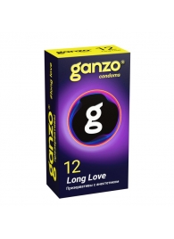 Презервативы с анестетиком для продления удовольствия Ganzo Long Love - 12 шт. - Ganzo - купить с доставкой в Дзержинске