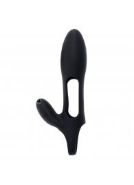 Черная насадка на пенис с вибрацией Nautilus - Zero Tolerance - в Дзержинске купить с доставкой