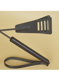 Черный кожаный стек «Сириус» - 60 см. - Sitabella - купить с доставкой в Дзержинске