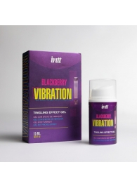 Стимулирующий гель с эффектом вибрации Blackberry Vibration - 15 мл. - INTT - купить с доставкой в Дзержинске