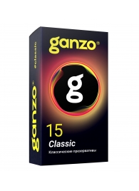 Классические презервативы с обильной смазкой Ganzo Classic - 15 шт. - Ganzo - купить с доставкой в Дзержинске
