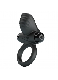 Черное эрекционное кольцо с вибрацией Adrien - Baile - в Дзержинске купить с доставкой