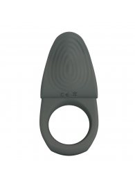 Серое эрекционное кольцо с вибростимуляцией клитора Alto - Baile - в Дзержинске купить с доставкой