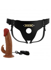 Мужской полый страпон с вибрацией Marion - Baile - купить с доставкой в Дзержинске