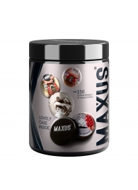 Черные утолщенные презервативы MAXUS Extra Strong с железным кейсом - 15 шт. - Maxus - купить с доставкой в Дзержинске