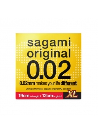Презерватив увеличенного размера Sagami Original 0.02 XL-size - 1 шт. - Sagami - купить с доставкой в Дзержинске