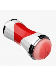 Двусторонний мастурбатор в колбе Power Grip Cup - вагина и ротик - Boys of Toys - в Дзержинске купить с доставкой