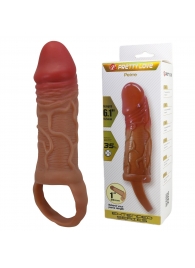 Реалистичная насадка на член Peirre - 15,5 см. - Baile - в Дзержинске купить с доставкой