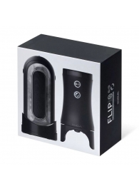 Набор Tenga Flip Zero Electronic Vibrotation: мастурбатор с вибрацией и устройство вращения - Tenga - в Дзержинске купить с доставкой