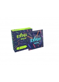 Светящиеся в темноте презервативы Expert Neon - 3 шт. - Expert - купить с доставкой в Дзержинске