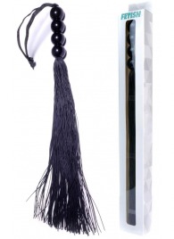 Черная силиконовая плеть - 37 см. - Boys of Toys - купить с доставкой в Дзержинске