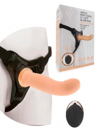 Женский вибрострапон со съемной насадкой и пультом ДУ - Erokay - купить с доставкой в Дзержинске