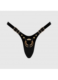 Черный пояс для фиксации насадок Strap-On-Me Leatherette Harness Fabulous - Strap-on-me - купить с доставкой в Дзержинске