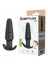 Черный анальный вибростимулятор Aeolis - 11 см. - Baile