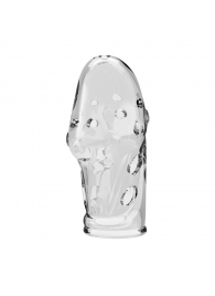 Прозрачная насадка на пенис Booker - 8 см. - Baile - в Дзержинске купить с доставкой