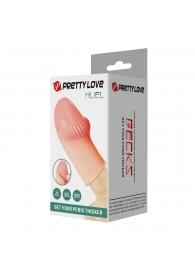 Телесная насадка на пенис Huel - 9 см. - Baile - в Дзержинске купить с доставкой