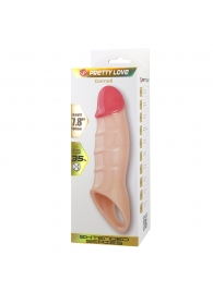 Телесная удлиняющая насадка на пенис Darnel - Baile - в Дзержинске купить с доставкой