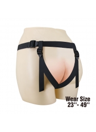 Черные трусики харнесс с платформой Caludio I - Baile - купить с доставкой в Дзержинске