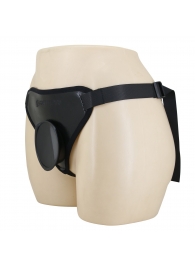 Черные трусики харнесс с платформой Caludio I - Baile - купить с доставкой в Дзержинске