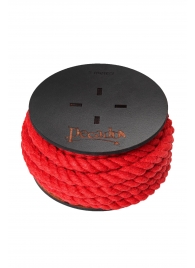 Красная веревка для шибари на катушке - 5 м. - Pecado - купить с доставкой в Дзержинске
