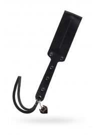 Черный кожаный пэддл - 32 см. - Pecado - купить с доставкой в Дзержинске