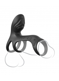 Черная насадка на пенис Ultimate Couples Cage Pro - Pipedream - в Дзержинске купить с доставкой