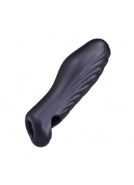 Сливовая силиконовая насадка на пенис с подхватом Manwan Ryzer - Manwan - в Дзержинске купить с доставкой