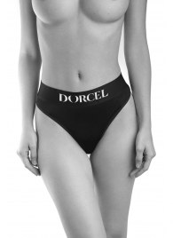 Черные трусики для ношения клиторального стимулятора Panty Lover - size M - Dorcel