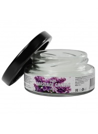 Массажная свеча «Сирень» - 50 мл. - SGAN - купить с доставкой в Дзержинске