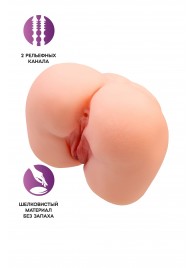 Реалистичный мастурбатор-попка с 2 любовными входами - No Name - в Дзержинске купить с доставкой