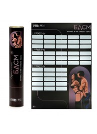 Плакат для двоих со скретч-слоем «БДСМ» - Сима-Ленд - купить с доставкой в Дзержинске