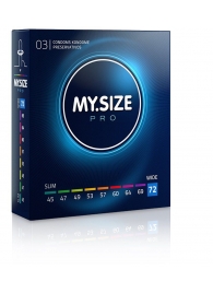 Презервативы MY.SIZE размер 72 - 3 шт. - My.Size - купить с доставкой в Дзержинске