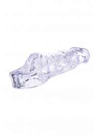 Прозрачная насадка-удлинитель Length Enhancer с подхватом - 16 см. - NMC - в Дзержинске купить с доставкой