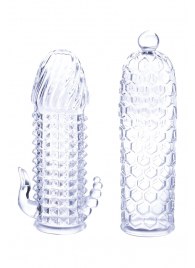 Набор из 2 прозрачных насадок на член Seductive Tickler Sleeves Set - NMC - в Дзержинске купить с доставкой