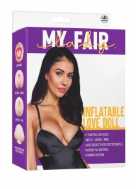 Телесная надувная секс-кукла с 3 любовными отверстиями - NMC - в Дзержинске купить с доставкой