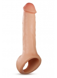 Телесная насадка-удлинитель Thrive 8.75 Inch Realistic Penis Extender Sleeve - 22,2 см. - Blush Novelties - в Дзержинске купить с доставкой