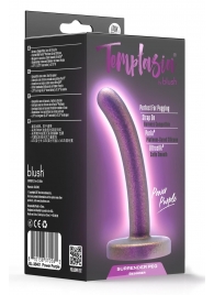 Фиолетовая насадка с гладкой поверхностью Surrender 4.75 Inch Beginner Pegging Dildo - 12 см. - Blush Novelties - купить с доставкой в Дзержинске