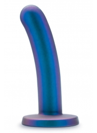 Синяя насадка с гладкой поверхностью Surrender 5.75 Inch Intermediate Pegging Dildo - 14,6 см. - Blush Novelties - купить с доставкой в Дзержинске