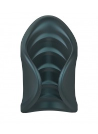 Серый сквозной мастурбатор с вибрацией Manwan Starter - Manwan - в Дзержинске купить с доставкой